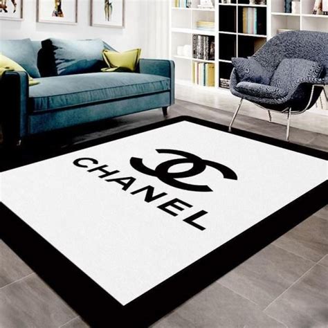 chanel floor rug
